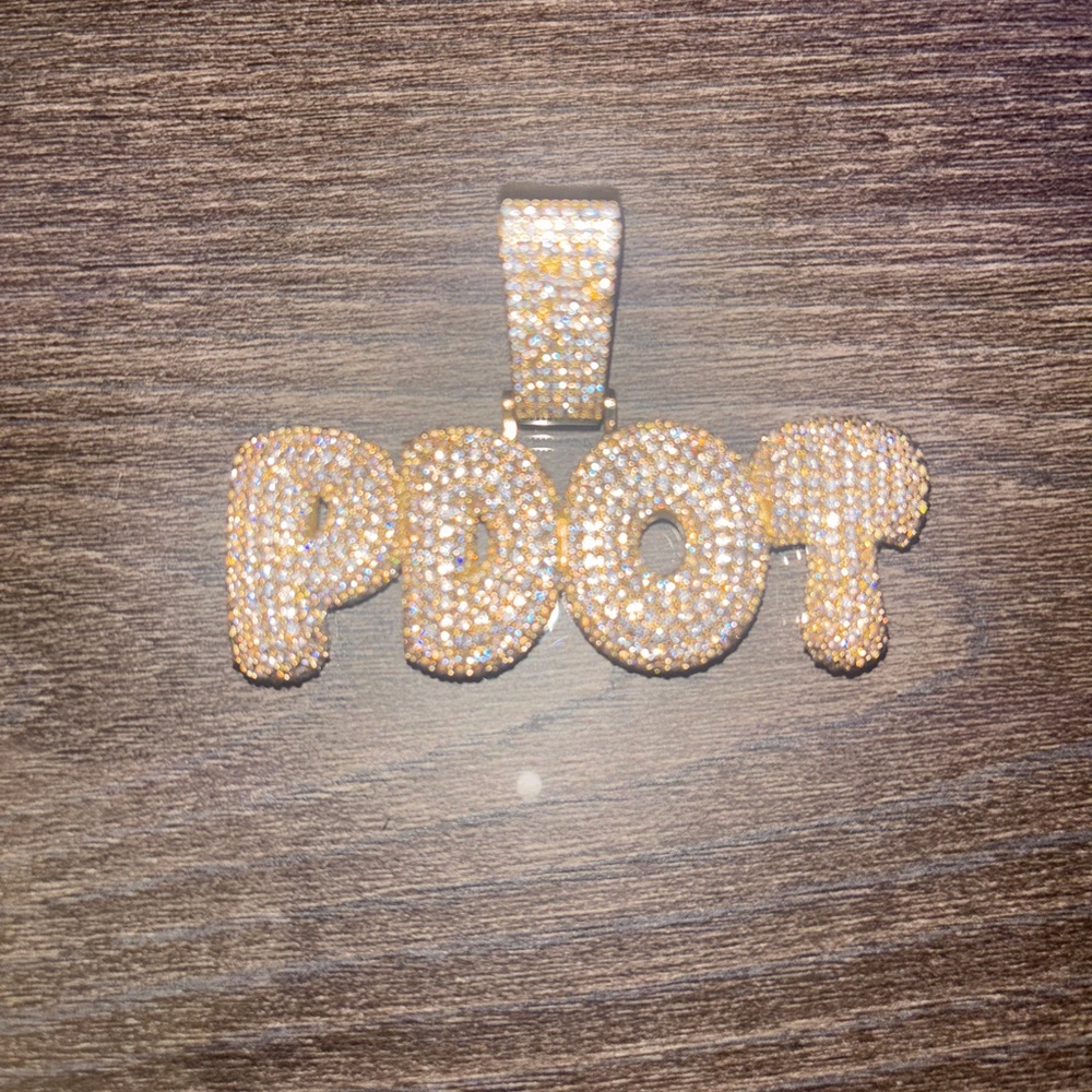 Gold and Silver Men's Pendant